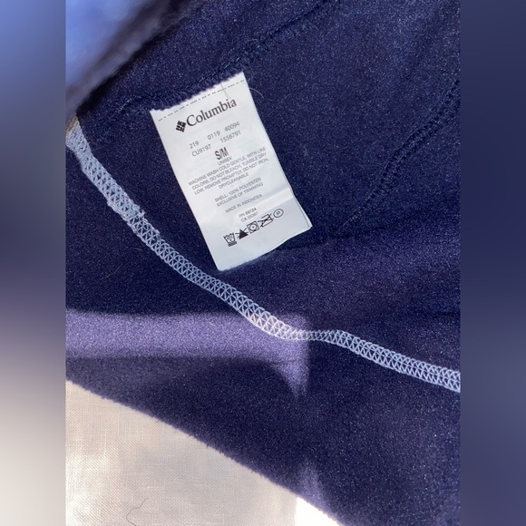 Unisex Columbia Omni-Heat Reflective Thermal Fleece Hat navy blue‎ S/M - Picture 12 of 15